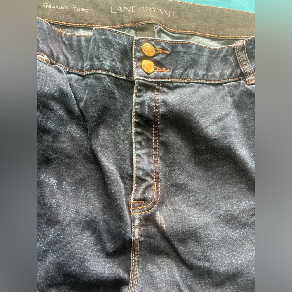 Lane Bryant Size 28 - T3 Straight Leg Jeans - Picture 7 of 16